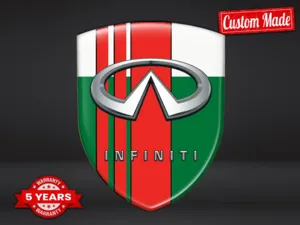 Infiniti Decals on Resins Superior Design Custom Dome Stickers